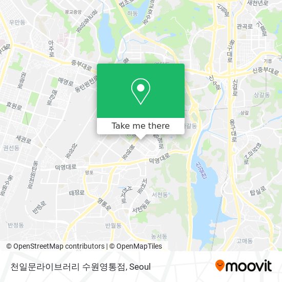 천일문라이브러리 수원영통점 map