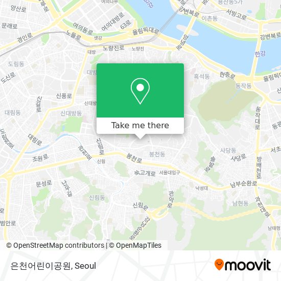 은천어린이공원 map