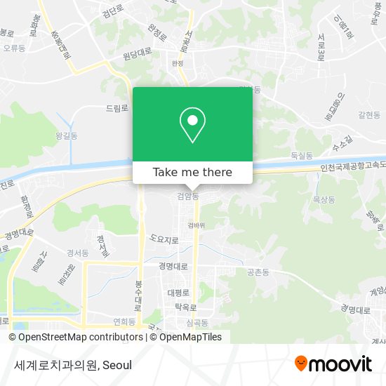 세계로치과의원 map