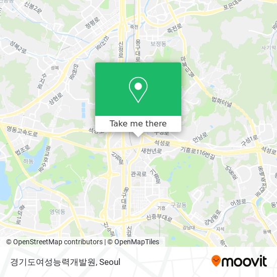 경기도여성능력개발원 map