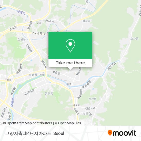 고양지축Lh4단지아파트 map