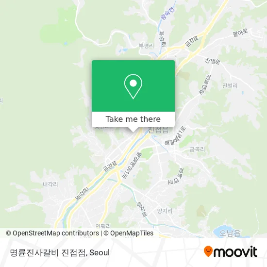 명륜진사갈비 진접점 map