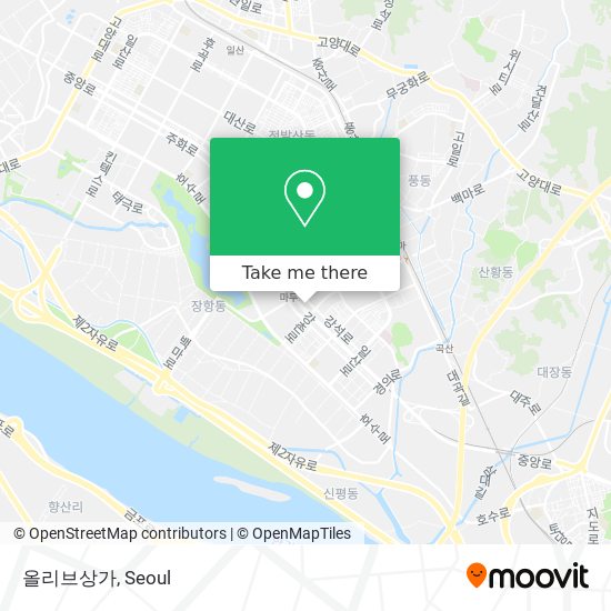 올리브상가 map