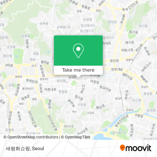 새평화쇼핑 map