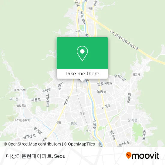 대상타운현대아파트 map