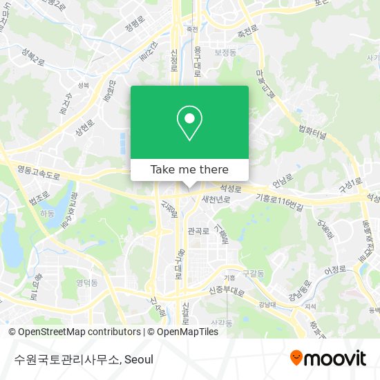 수원국토관리사무소 map