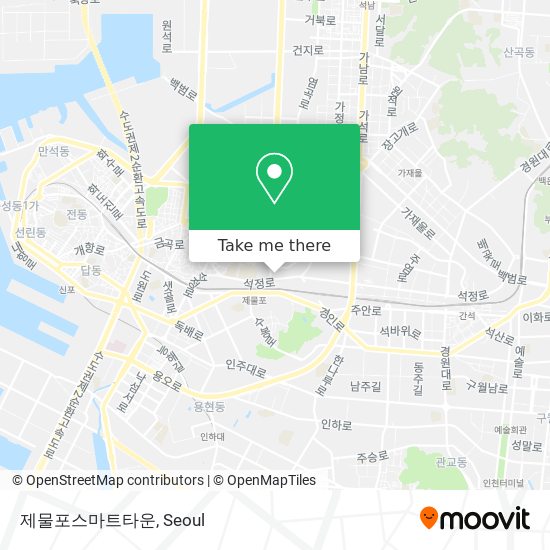 제물포스마트타운 map