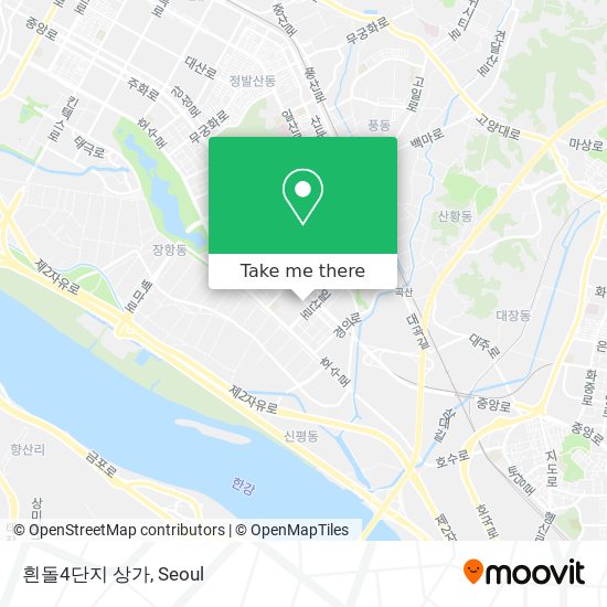 흰돌4단지 상가 map