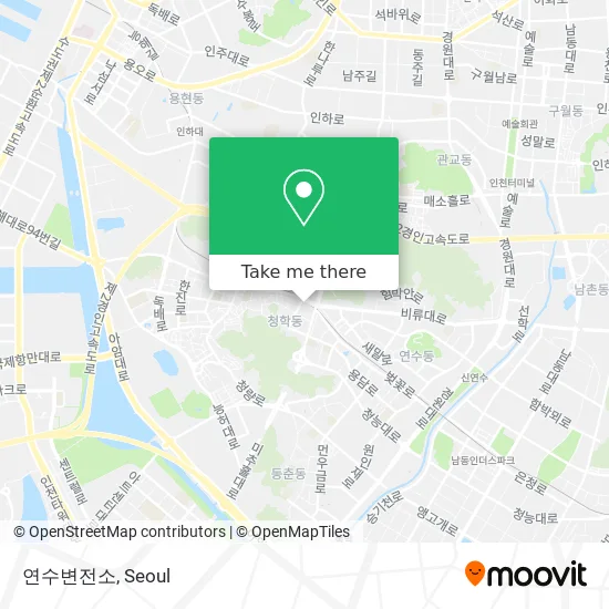 연수변전소 map