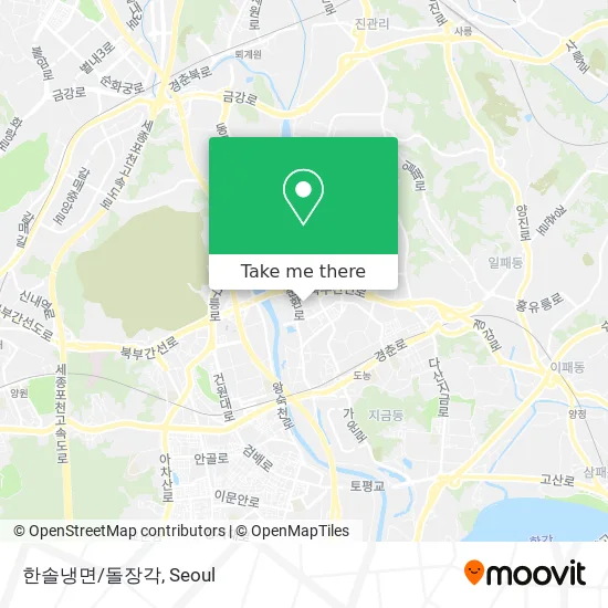 한솔냉면/돌장각 map