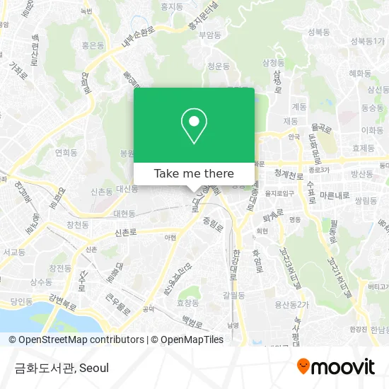 금화도서관 map