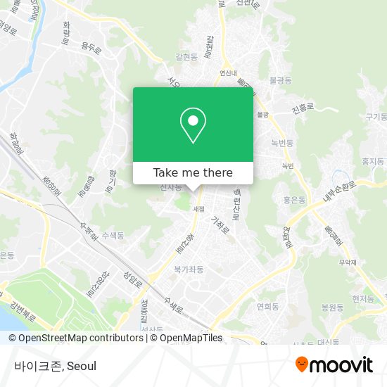 바이크존 map