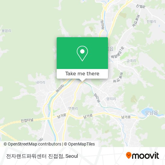 전자랜드파워센터 진접점 map