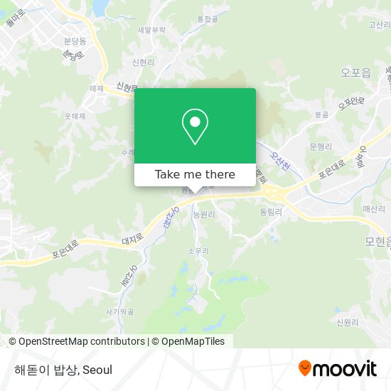 해돋이 밥상 map