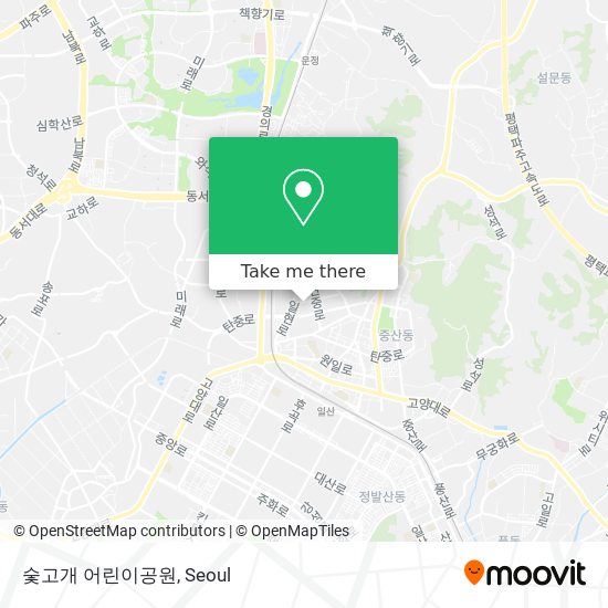 숯고개 어린이공원 map