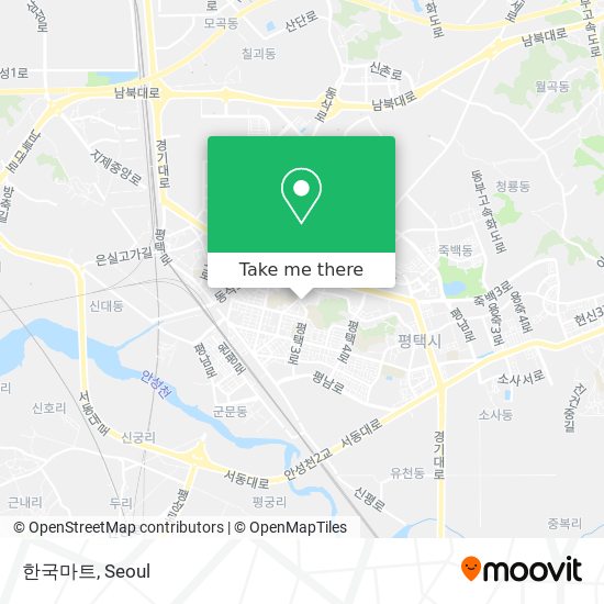 한국마트 map
