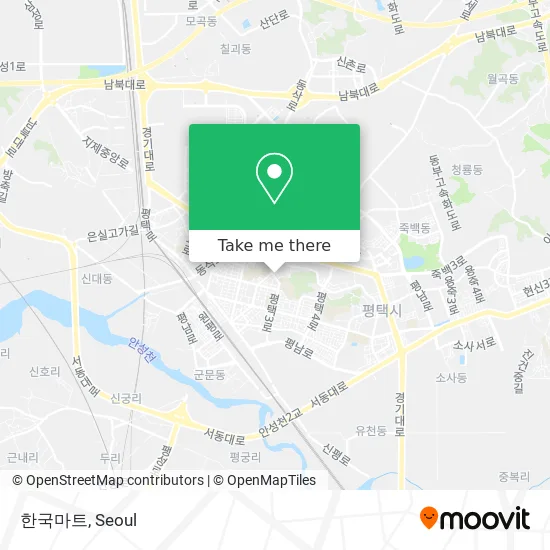 한국마트 map