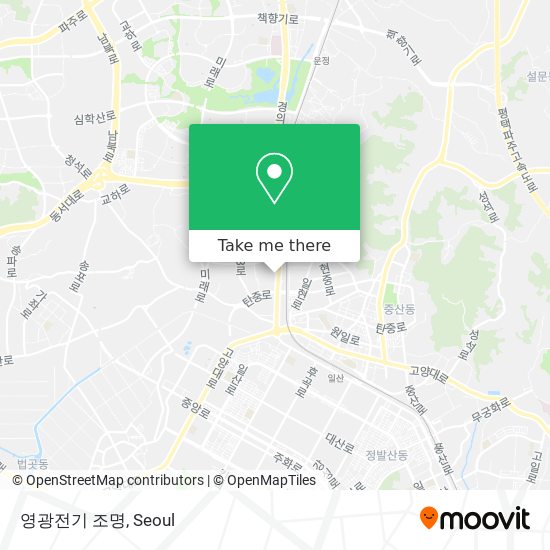 영광전기 조명 map