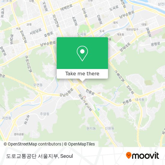 도로교통공단 서울지부 map