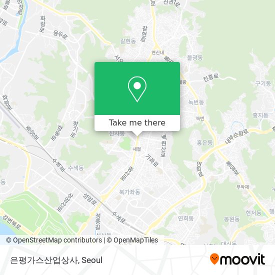 은평가스산업상사 map