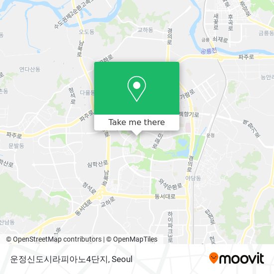운정신도시라피아노4단지 map