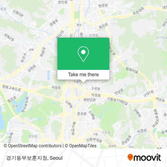 경기동부보훈지청 map