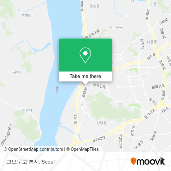 교보문고 본사 map