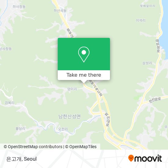 은고개 map