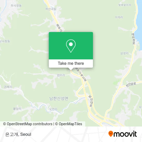 은고개 map