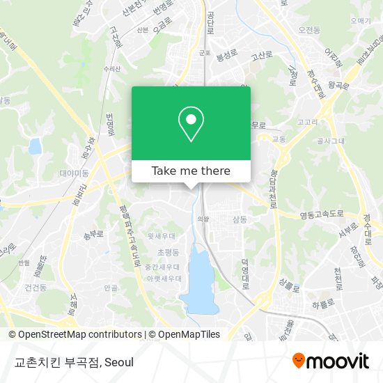 교촌치킨 부곡점 map