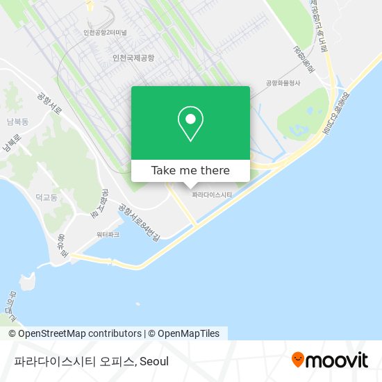 파라다이스시티 오피스 map