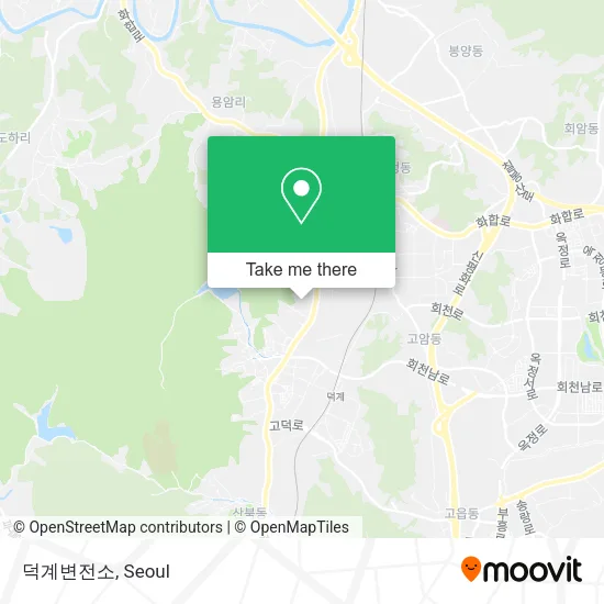 덕계변전소 map