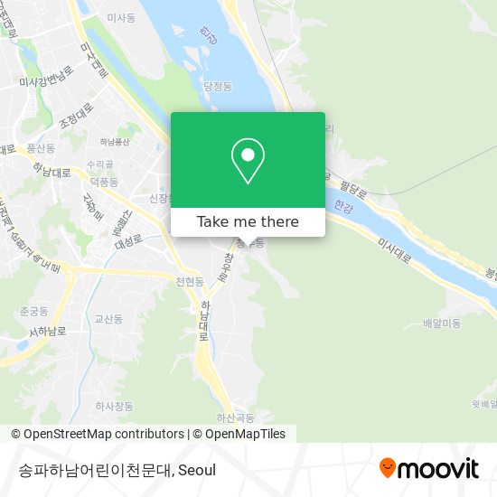 송파하남어린이천문대 map