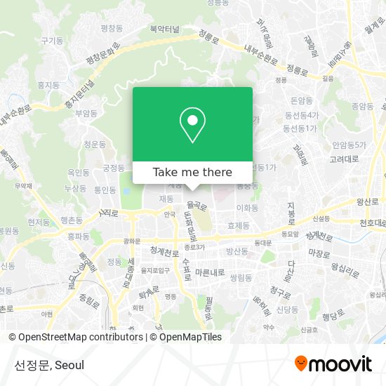 선정문 map