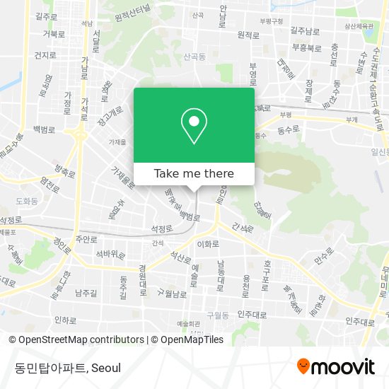 동민탑아파트 map