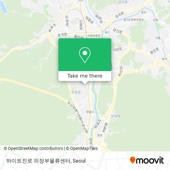 하이트진로 의정부물류센터 map