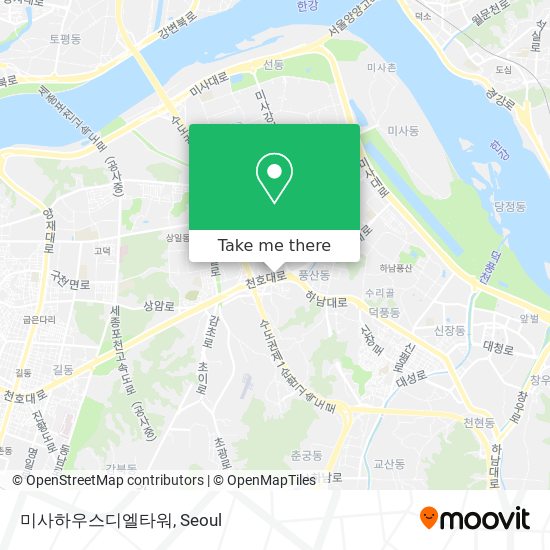 미사하우스디엘타워 map