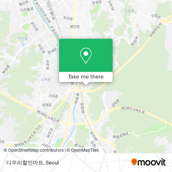 다우리할인마트 map