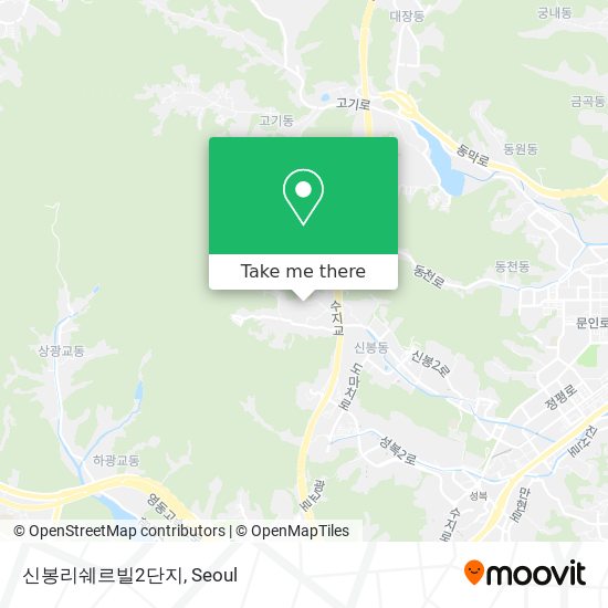 신봉리쉐르빌2단지 map