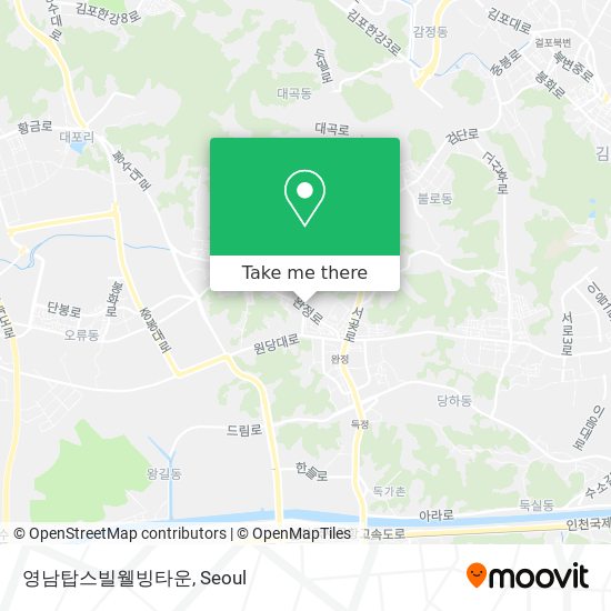 영남탑스빌웰빙타운 map