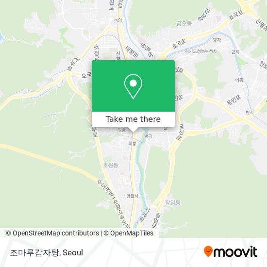 조마루감자탕 map