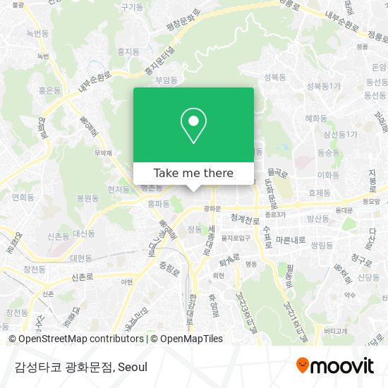 감성타코 광화문점 map