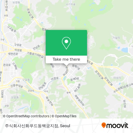 주식회사신화푸드동백궁지점 map