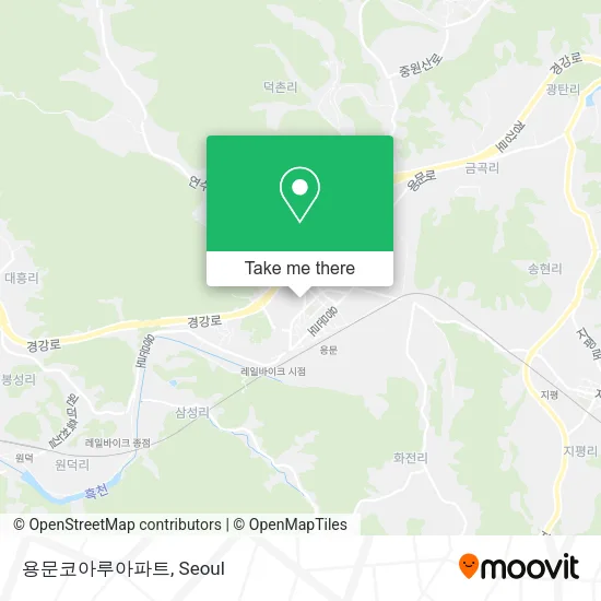 용문코아루아파트 map