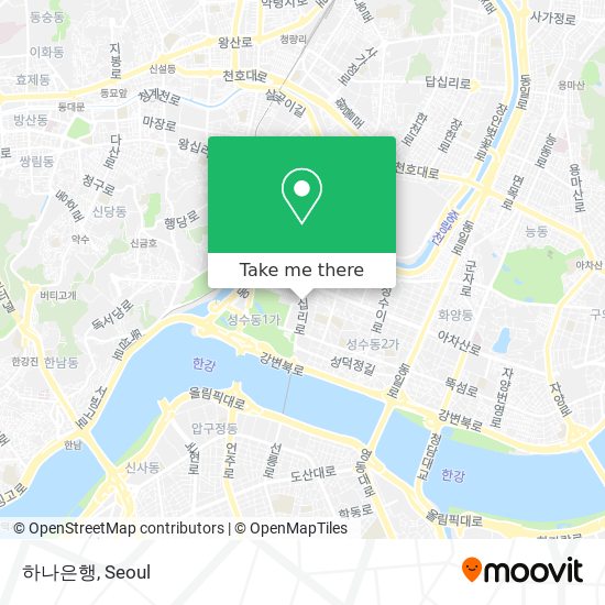 하나은행 map