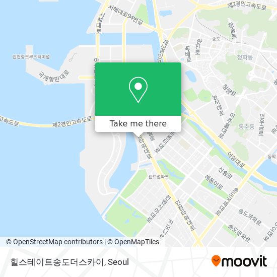 힐스테이트송도더스카이 map