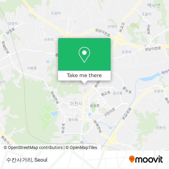 수칸사거리 map