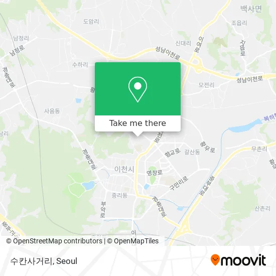 수칸사거리 map