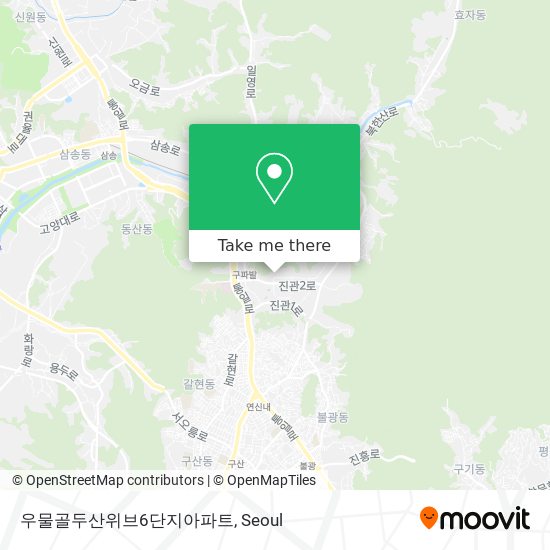 우물골두산위브6단지아파트 map