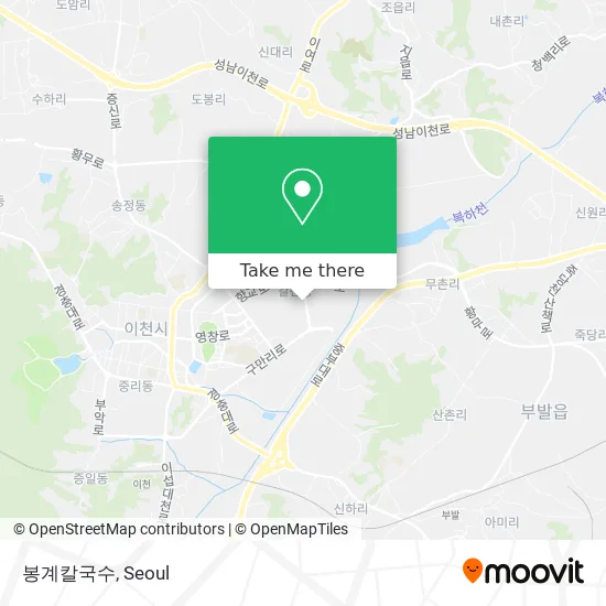 봉계칼국수 map